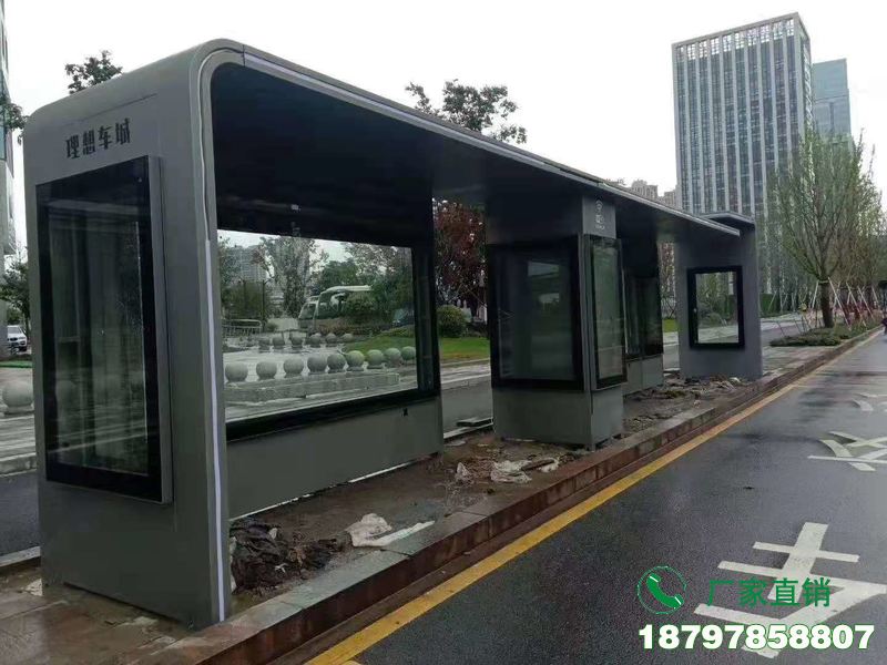 泗县不锈钢公交车等候车亭