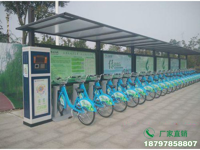 长阳县共享自行车停车棚