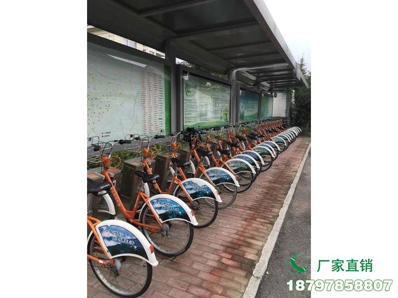 桐城城市中心智能共享单车候车棚