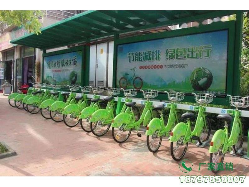 来安县城市中心智能共享单车候车棚