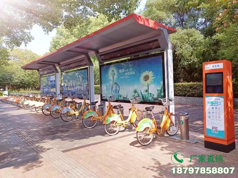 徽州城市中心智能共享单车候车棚